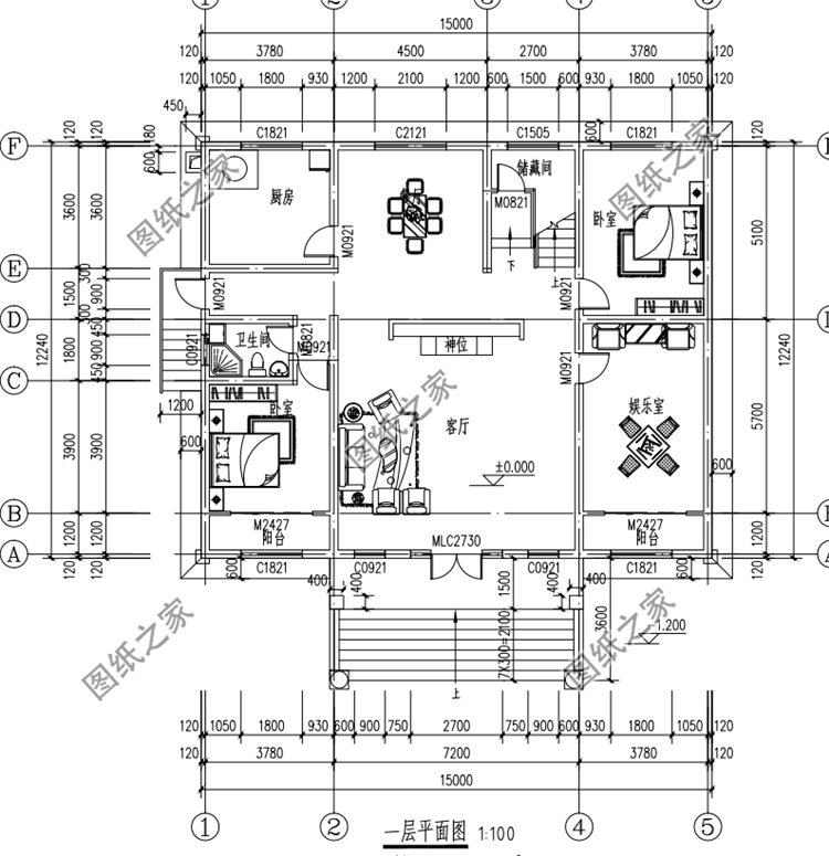 農(nóng)村建房二層樓房設(shè)計(jì)圖，布局寬敞大氣，顏值也是很過關(guān)