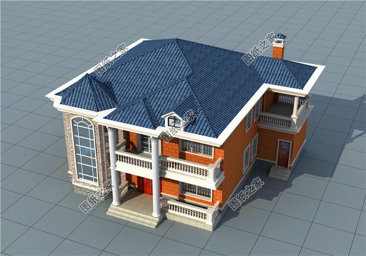 農(nóng)村建房二層樓房設(shè)計(jì)圖，布局寬敞大氣，顏值也是很過關(guān)