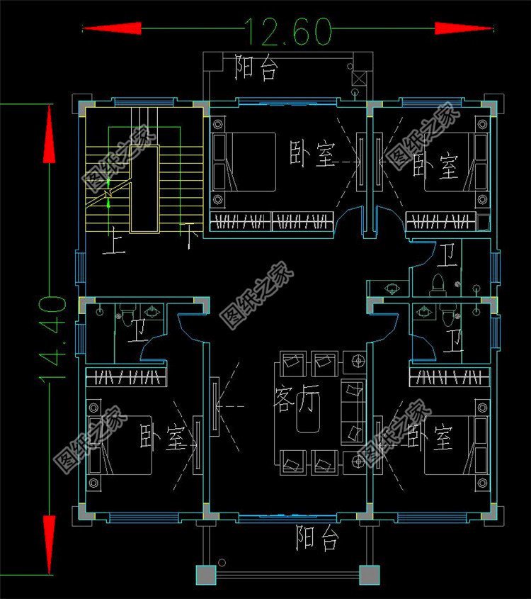 建房必備的三款農(nóng)村四層小洋樓設(shè)計圖，這樣設(shè)計簡直太美了