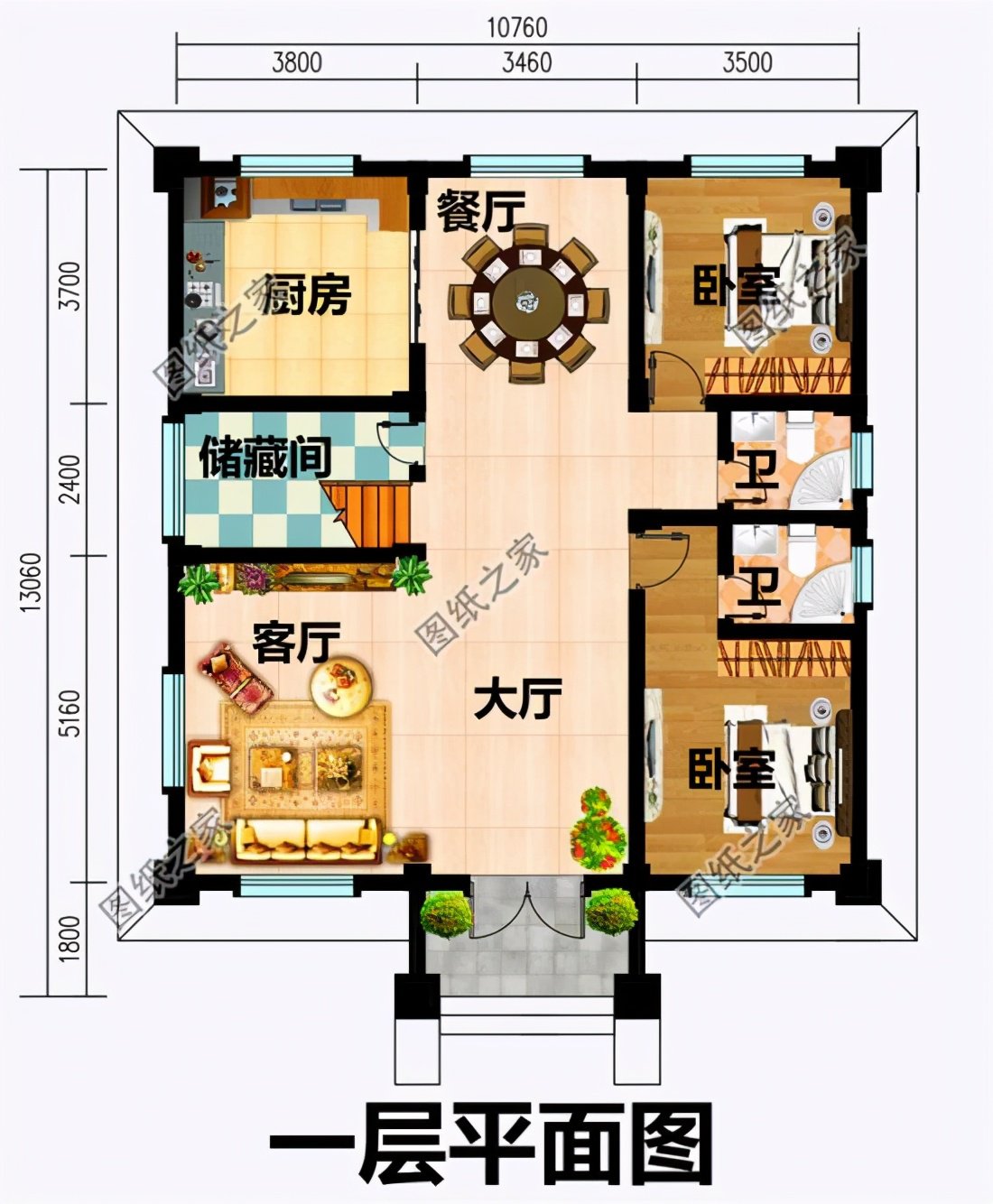 開間10米二層樓設(shè)計圖，造價經(jīng)濟實惠，蓋了的人都說值
