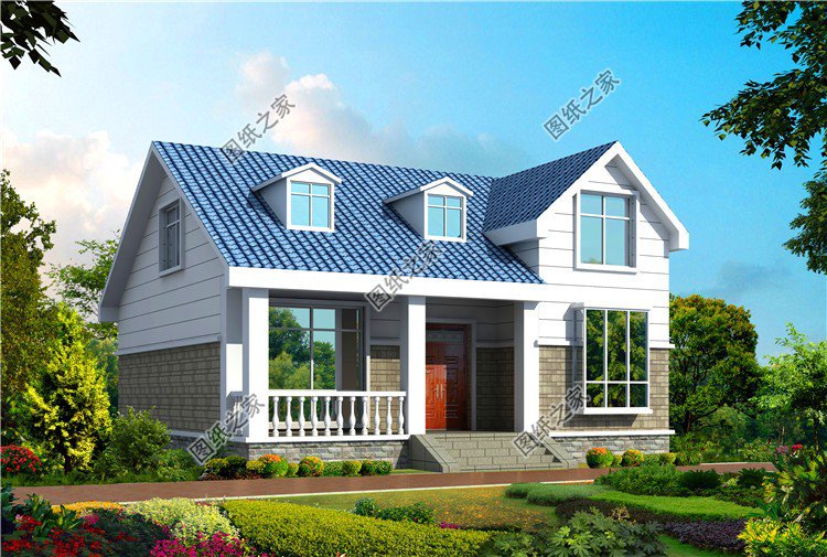 開間10米二層樓設(shè)計圖，造價經(jīng)濟實惠，蓋了的人都說值