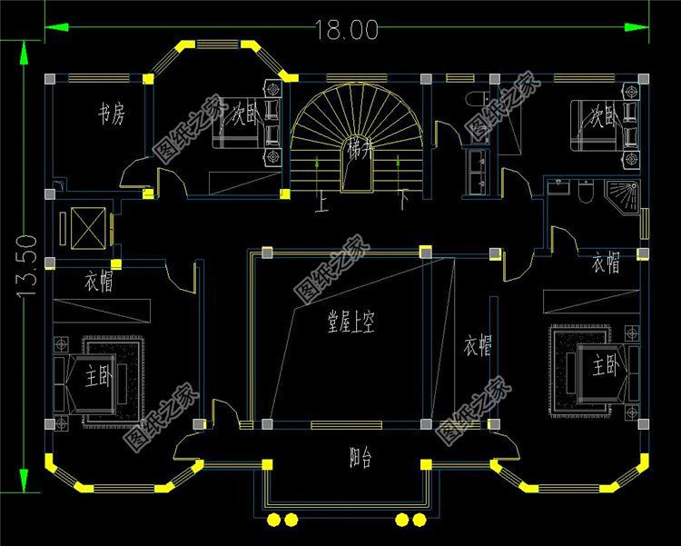 什么樣的房子霸氣又美觀？這三款五開間超大戶型三層別墅設(shè)計(jì)圖隨便選