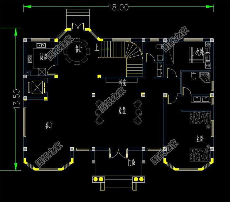 什么樣的房子霸氣又美觀？這三款五開間超大戶型三層別墅設(shè)計(jì)圖隨便選