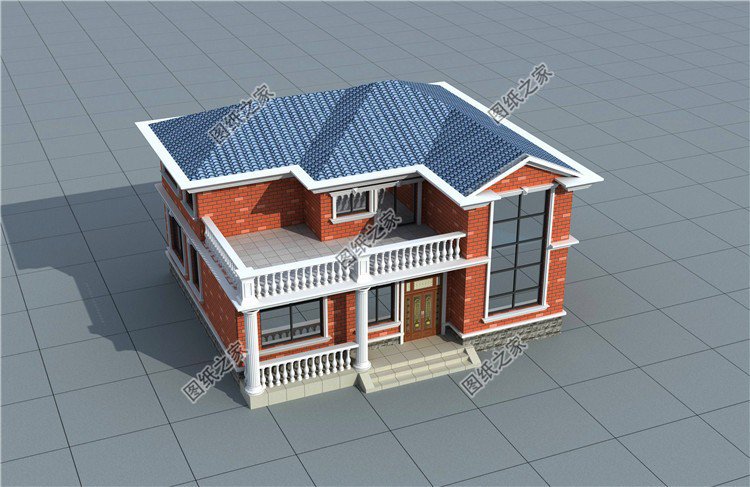 占地120平以內(nèi)二層樓房設(shè)計(jì)圖，南北方朋友都能建，適應(yīng)鄉(xiāng)村生活