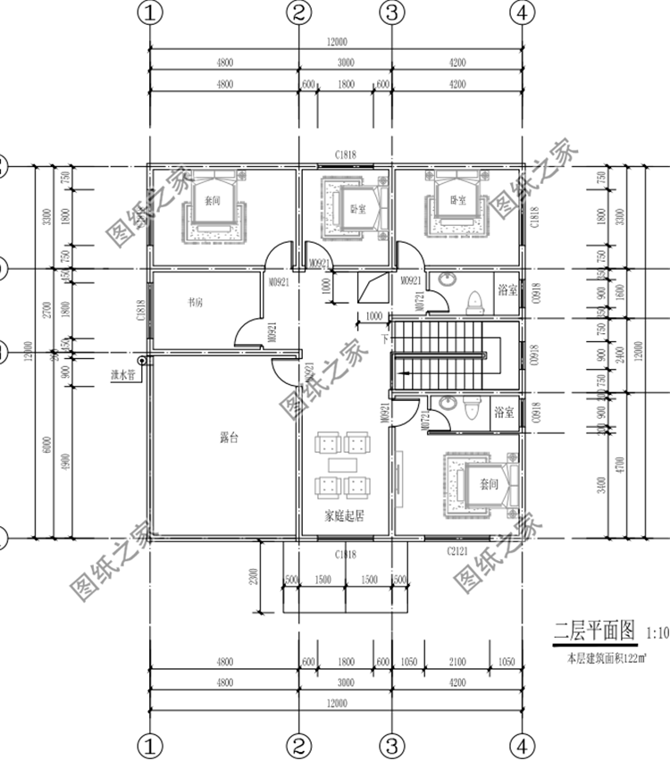 農(nóng)村三開(kāi)間二層樓房設(shè)計(jì)圖，房子不好看那是沒(méi)找對(duì)圖紙，看看這三款