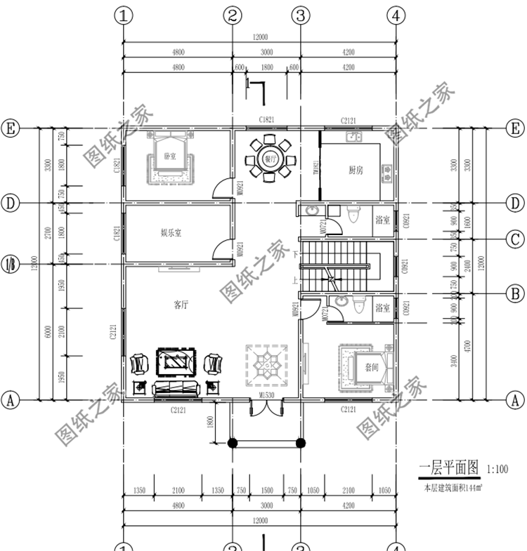 農(nóng)村三開(kāi)間二層樓房設(shè)計(jì)圖，房子不好看那是沒(méi)找對(duì)圖紙，看看這三款