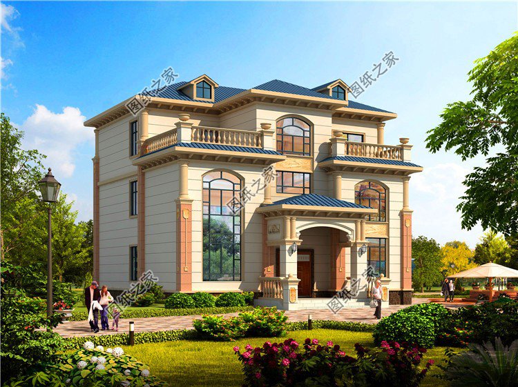 占地160平米三層別墅設(shè)計圖，這么合適的戶型不打算來一棟嗎