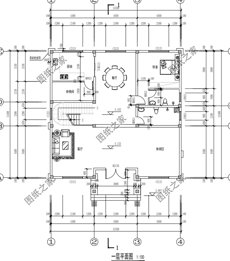 占地160平米三層別墅設(shè)計圖，這么合適的戶型不打算來一棟嗎