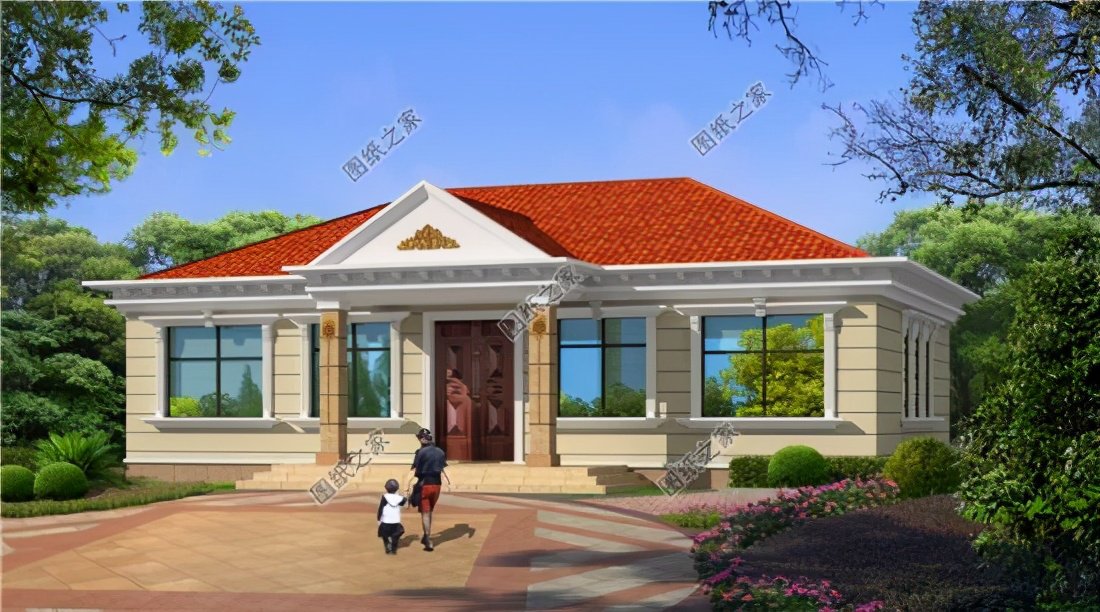 農(nóng)村五開間大戶型養(yǎng)老房設計圖，建了這樣的房子誰還在城里買房啊