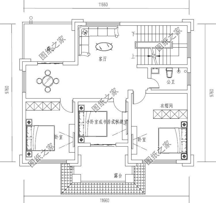 12x9米農(nóng)村房屋設(shè)計(jì)圖，越看越耐看，布局巧妙，全家人住非常舒適