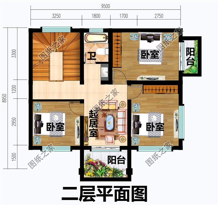 農(nóng)村三層自建房效果圖，占地不大，簡(jiǎn)單好看，室內(nèi)設(shè)計(jì)符合現(xiàn)代生活