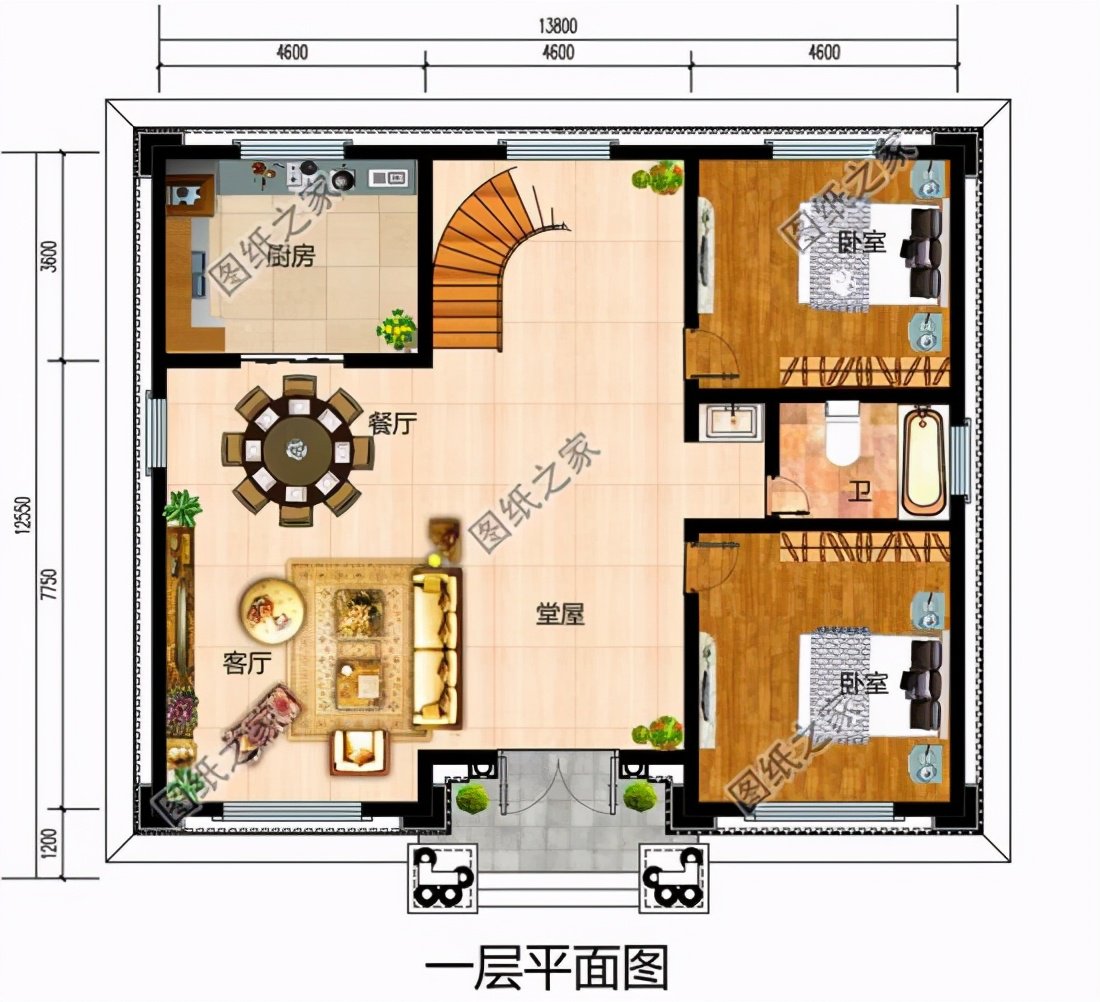 豪華四層別墅設(shè)計(jì)圖，這樣的房子才叫真氣派，看一眼就愛(ài)上