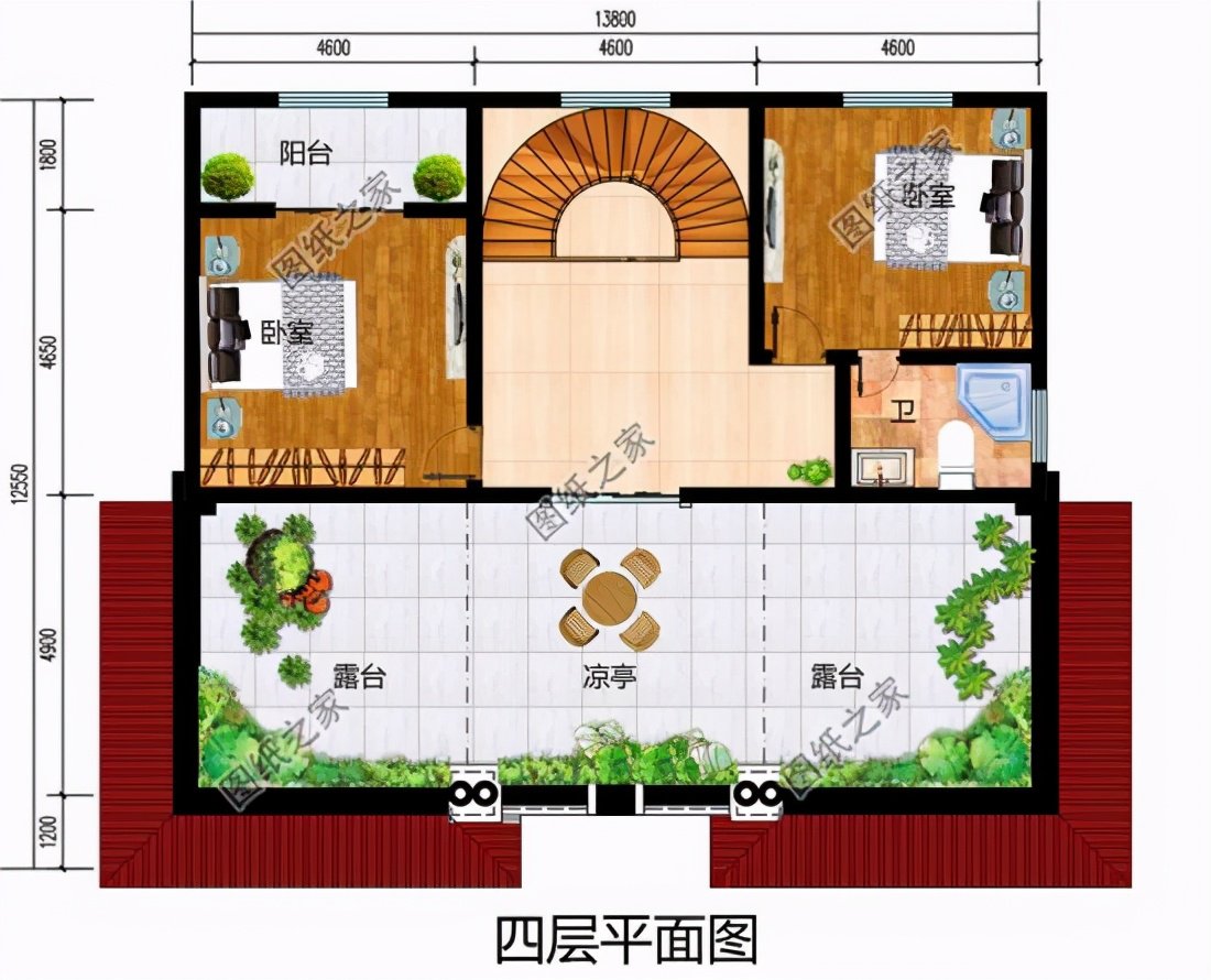 豪華四層別墅設(shè)計(jì)圖，這樣的房子才叫真氣派，看一眼就愛(ài)上