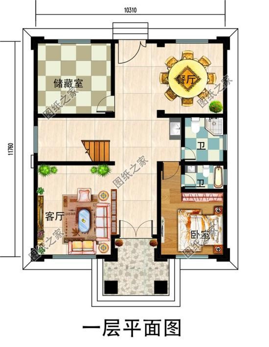 普通樓房效果圖，這才是適合老百姓生活的好戶型，好看還接地氣