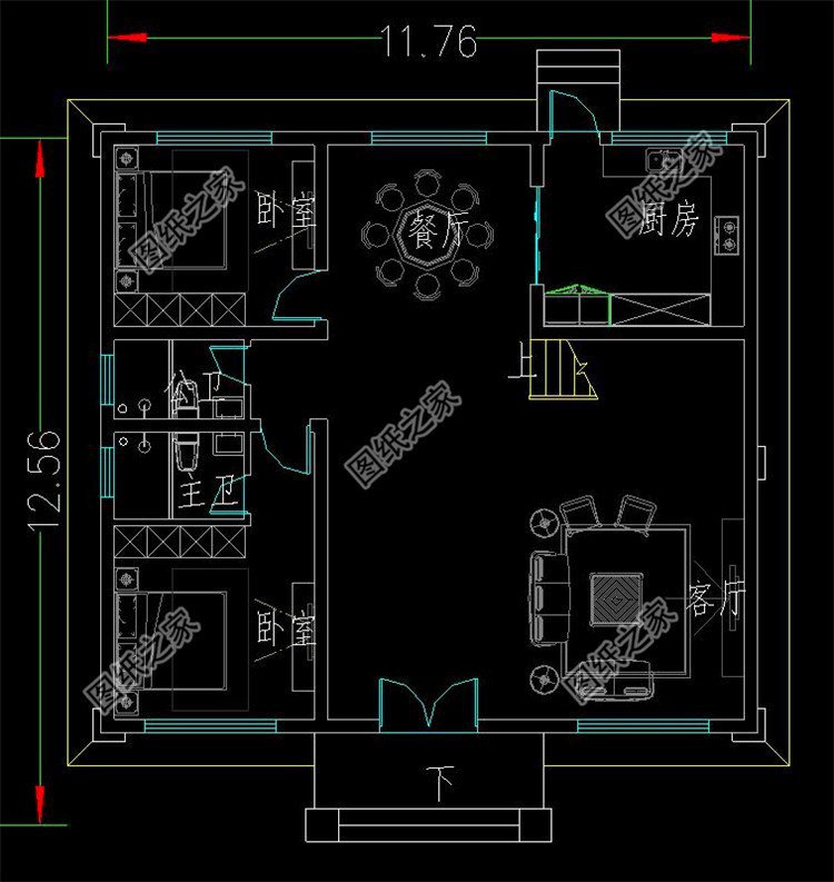 普通樓房效果圖，這才是適合老百姓生活的好戶型，好看還接地氣