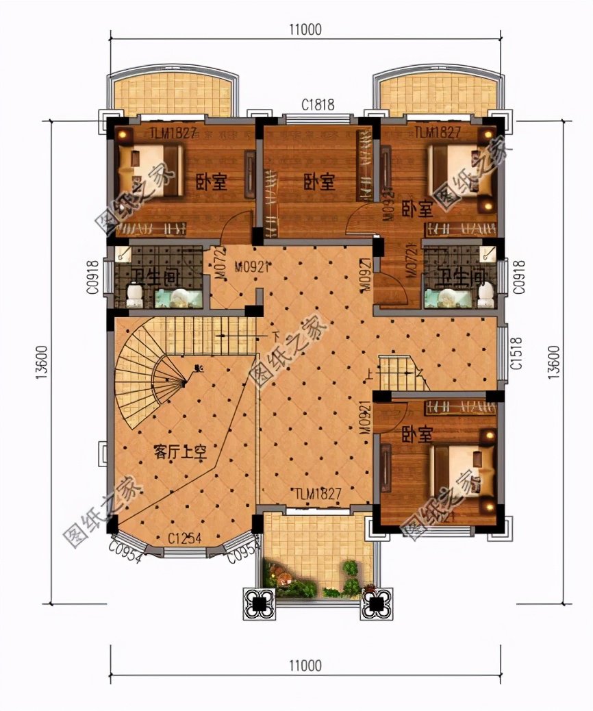 普通樓房效果圖，這才是適合老百姓生活的好戶型，好看還接地氣