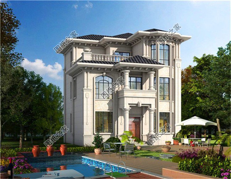 農(nóng)村三層自建房設計圖 現(xiàn)在蓋過年住上新房子，含平面圖