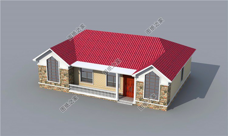 農(nóng)村一層自建房設(shè)計圖，這三套別墅含全套設(shè)計圖，主體十來萬拿下