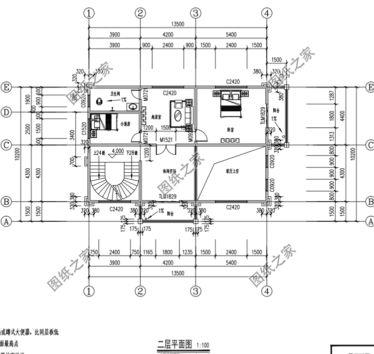 占地120平米四層別墅設(shè)計(jì)圖，戶型不大但功能齊全，收藏不吃虧