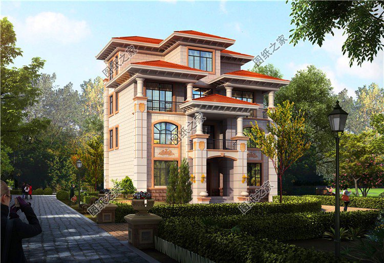 占地120平米四層別墅設(shè)計(jì)圖，戶型不大但功能齊全，收藏不吃虧