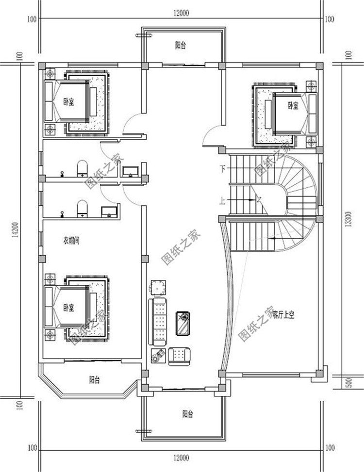 150平米大戶型四層別墅設(shè)計(jì)圖，這配置簡直太棒了，趕快來一棟吧
