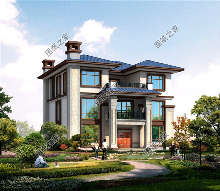 中式三層別墅設(shè)計(jì)圖，分分鐘把別人家房子比下去，聰明人都收藏好了