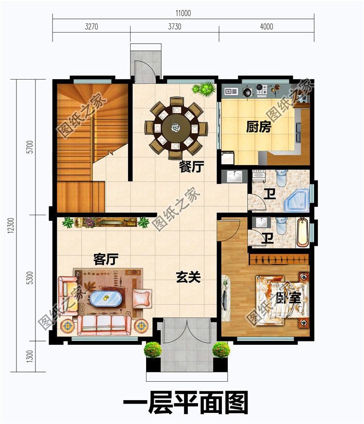 農(nóng)村蓋房三層樓房效果圖，今年建房就它了，收藏圖紙不吃虧