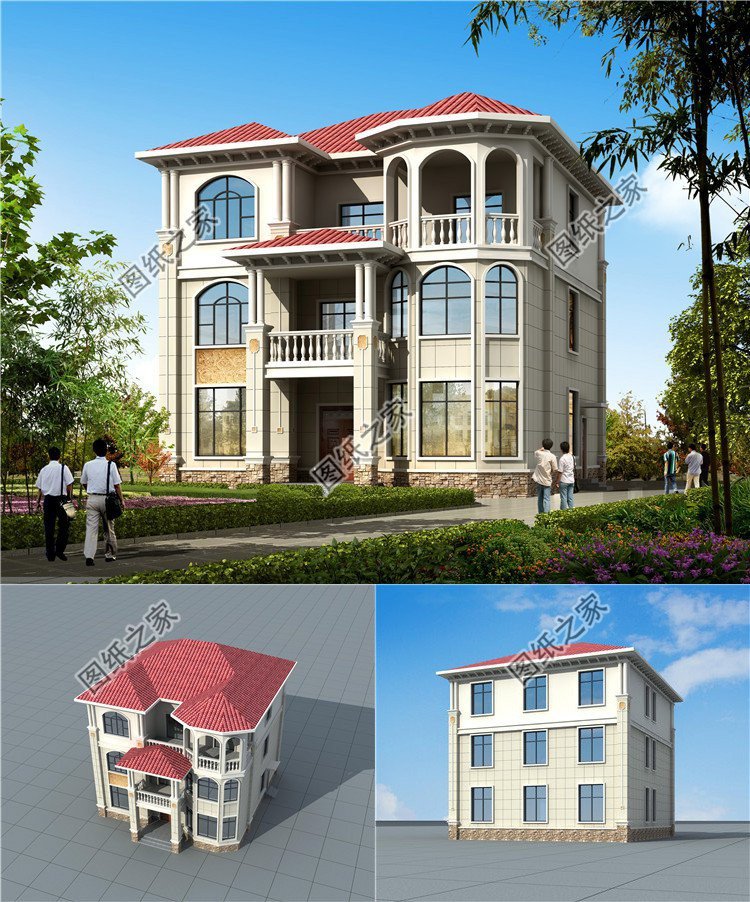 進(jìn)深13米自建房三層設(shè)計(jì)圖，低調(diào)又奢華就屬這三套，處處精致