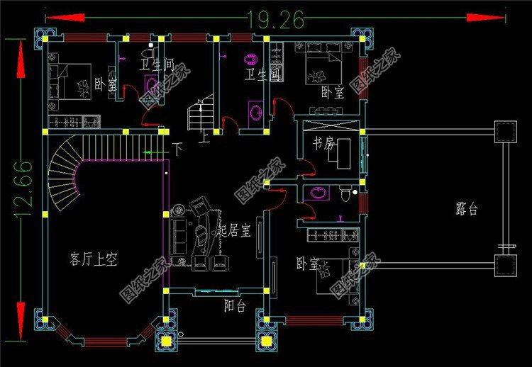 農村商住一體二層圖，面向大眾，讓家家戶戶都能建房