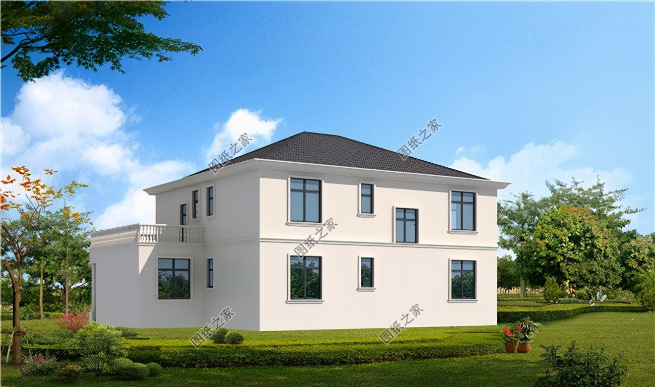 二層帶車庫別墅總設(shè)計圖，希望有一款是你喜歡的