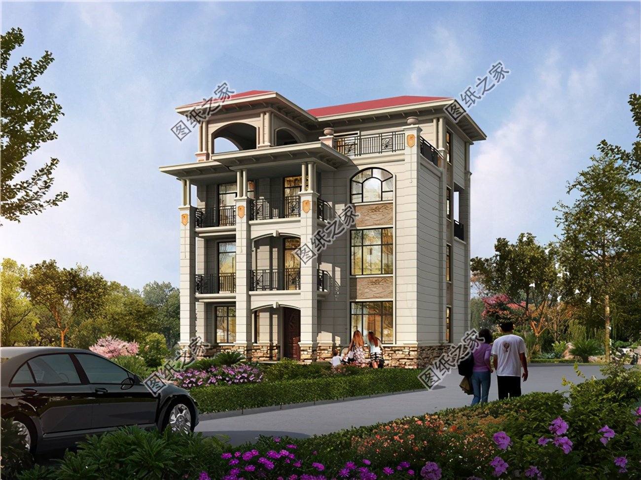 農(nóng)村四層怎么設(shè)計(jì)好看？不只是精致大氣，更多的是愜意和浪漫