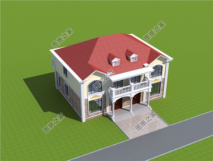 農(nóng)村兄弟雙拼戶型圖，親兄弟這樣建房，省時(shí)省力又省錢