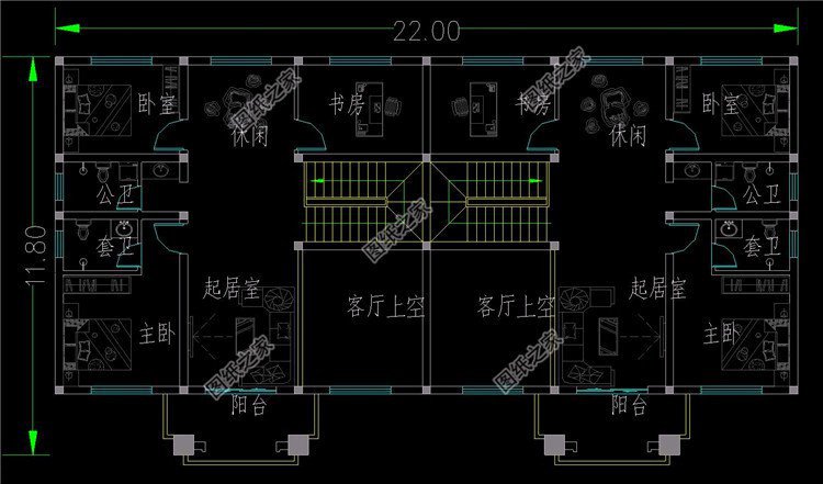 農(nóng)村兄弟雙拼戶型圖，親兄弟這樣建房，省時(shí)省力又省錢