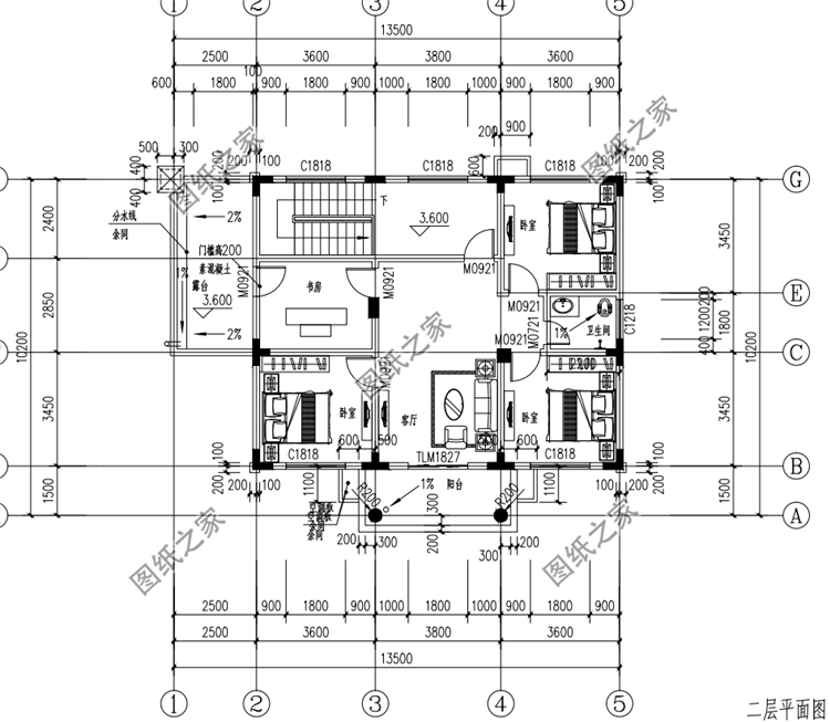 小戶型二層別墅設(shè)計(jì)圖，小戶型也有大幸福，農(nóng)村建房非他莫屬