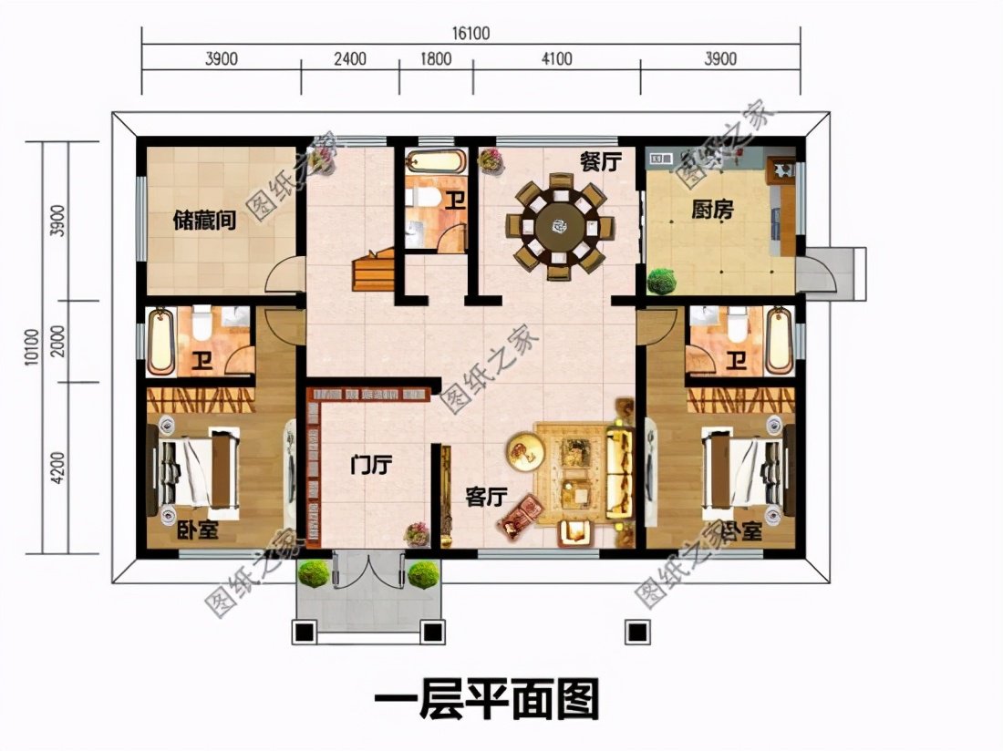 主體造價(jià)25萬(wàn)左右二層別墅設(shè)計(jì)圖，款款亮眼，看完心動(dòng)了
