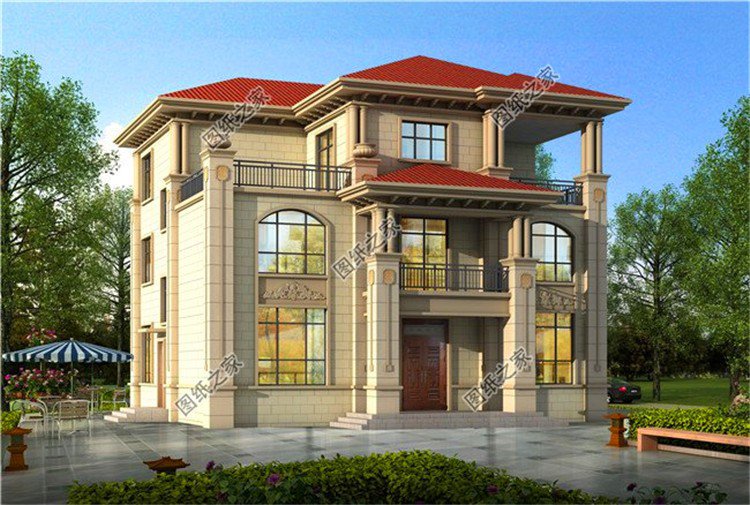 簡單大方三層別墅設(shè)計圖，風(fēng)格獨特，簡直太適合農(nóng)村自建