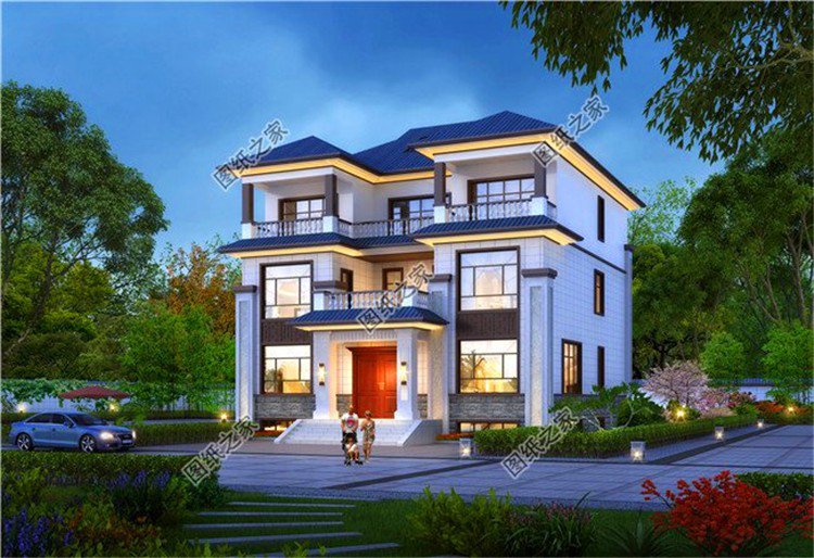 農(nóng)村磚混三層別墅設(shè)計圖，采用磚混結(jié)構(gòu)簡直太實用了，趕快收藏