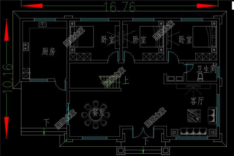 豪華三層自建別墅設(shè)計(jì)圖，不用百萬(wàn)也可建成，城里人看著只能干羨慕