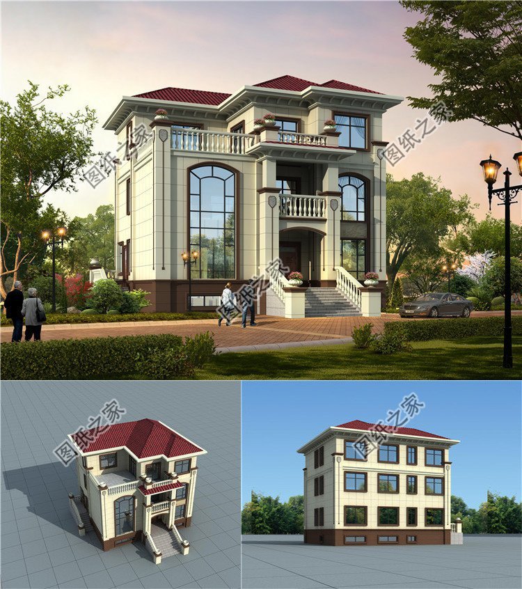 8款三層自建房圖，精致有特色，我相信你喜歡