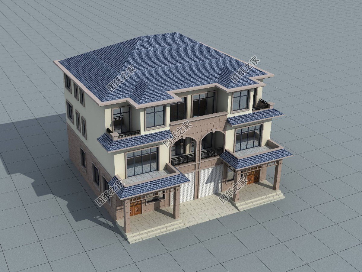 個(gè)戶110平米左右的雙拼別墅圖，你還和兄弟等什么呢？
