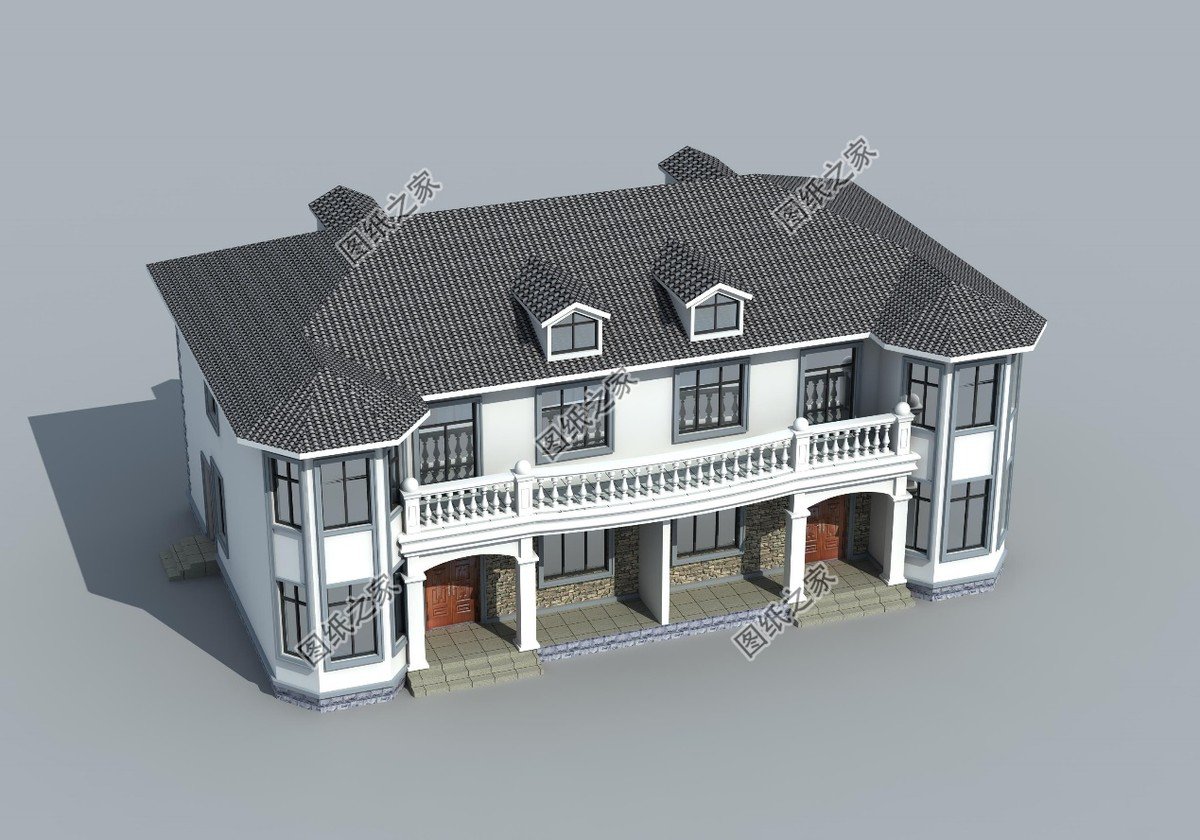 個(gè)戶110平米左右的雙拼別墅圖，你還和兄弟等什么呢？