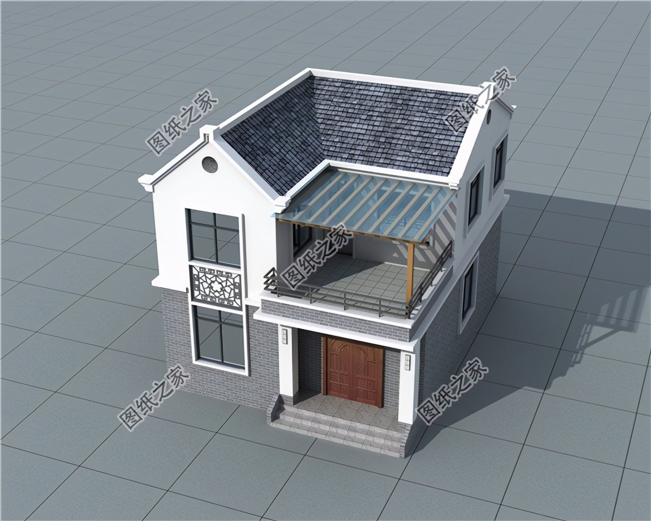 中式仿古別墅戶型圖，有著不一樣的創(chuàng)新和發(fā)展，符合現(xiàn)代生活