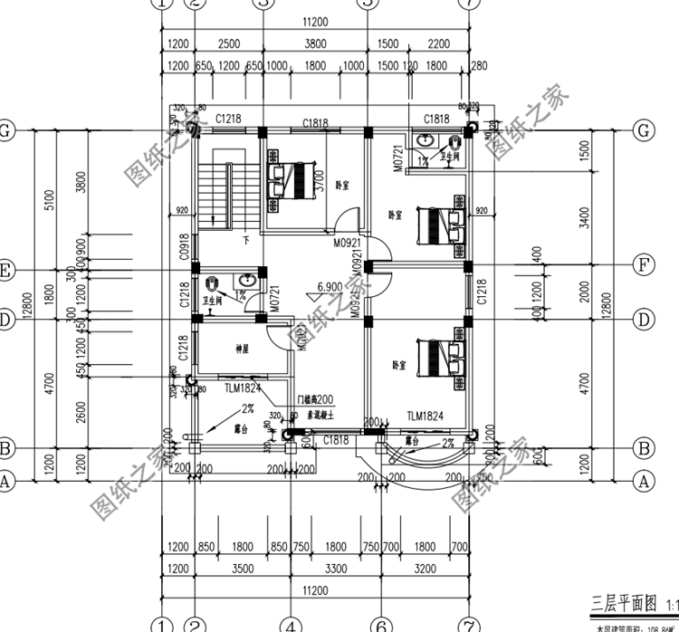 讓人心動的三款復(fù)式小洋樓外觀效果圖，大氣方正簡單易建，讓人羨慕不已