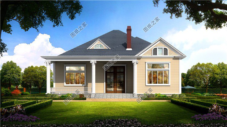 簡(jiǎn)單的農(nóng)村平房設(shè)計(jì)圖，可比肩城市樓房，簡(jiǎn)單、舒適又省錢(qián)