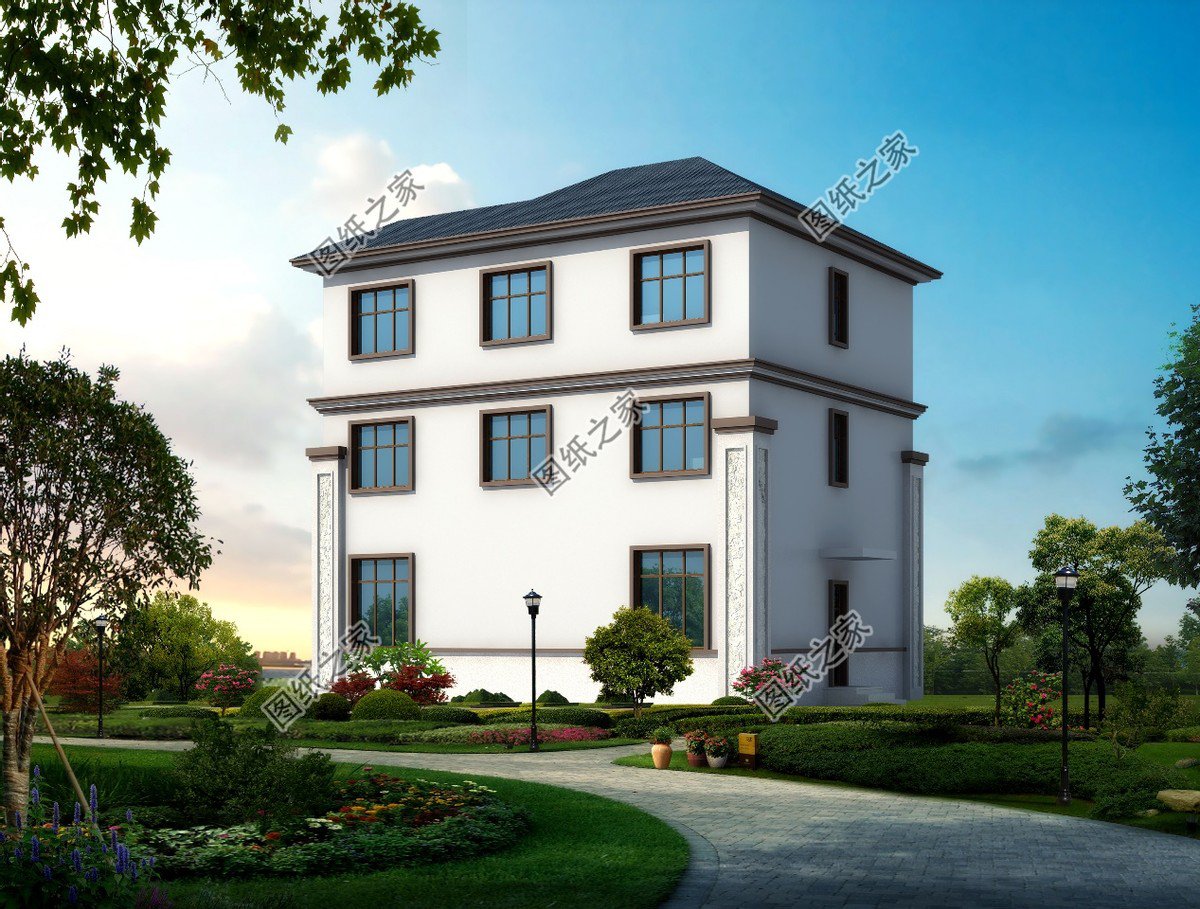 新中式三層別墅，農(nóng)村推薦的戶(hù)型設(shè)計(jì)，可以給家里人分享看看