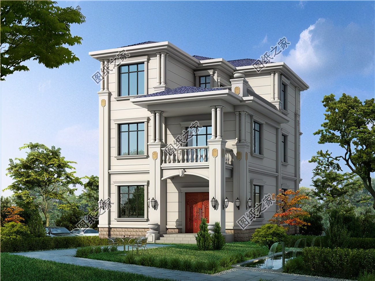 130平米以上的農(nóng)村三層別墅，你家想建幾層，這款適合嗎