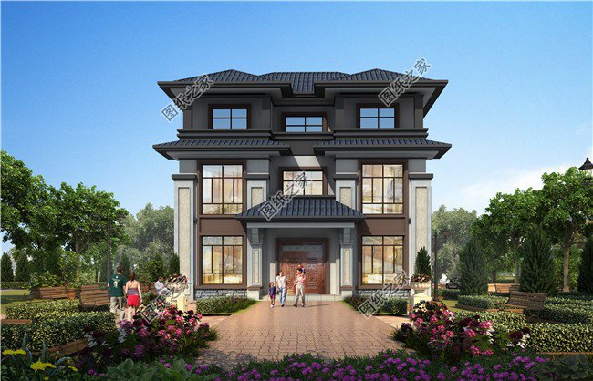 農(nóng)村中式別墅設(shè)計(jì)，最適合農(nóng)村建的房子，度假養(yǎng)老都適合