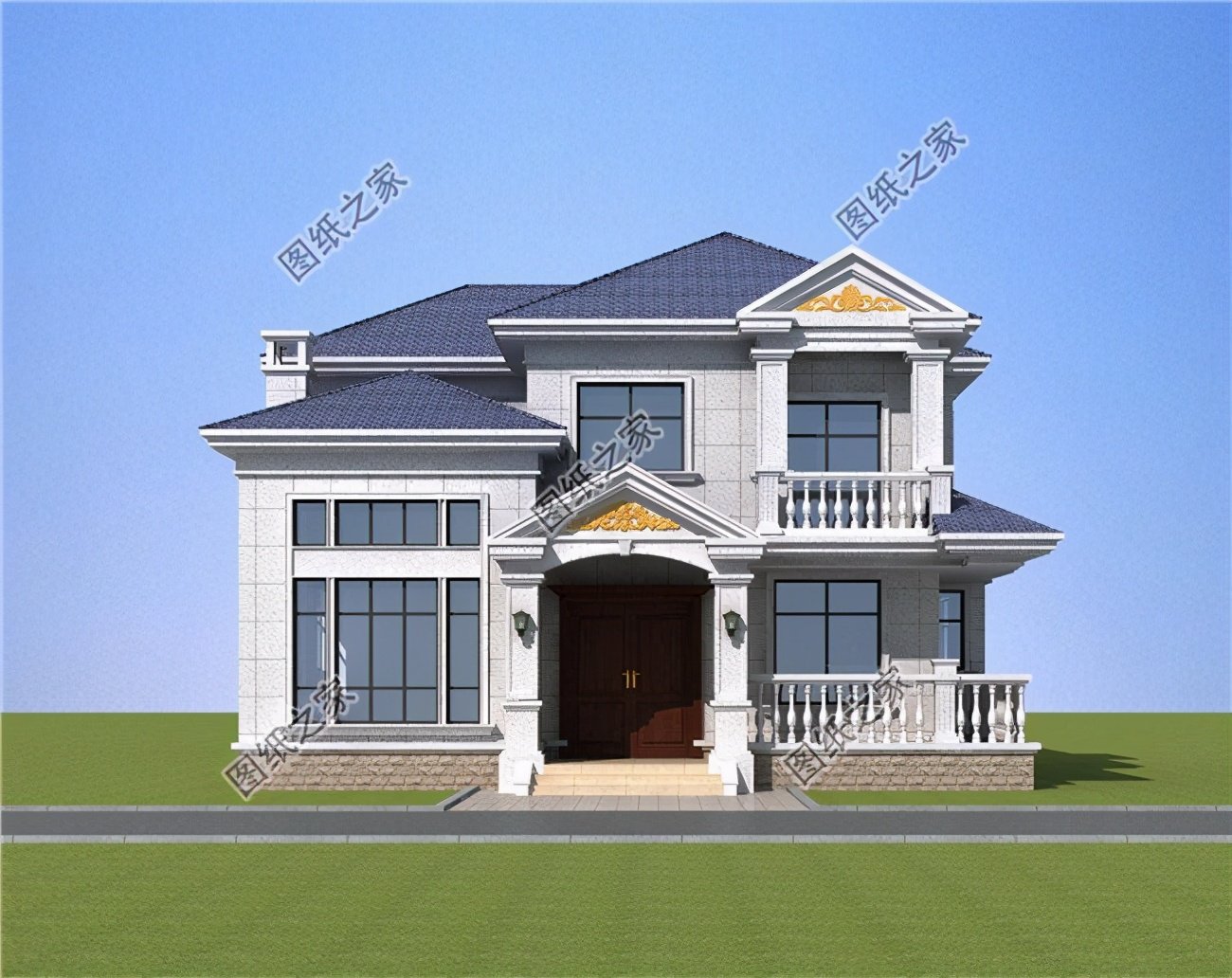 農(nóng)村老家建的房子圖，一層到三層都有，正是建房好時節(jié)