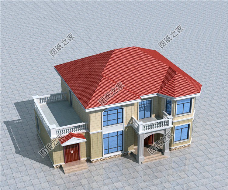 現(xiàn)代風二層別墅設(shè)計圖，建一棟用來結(jié)婚正合適，布局超贊