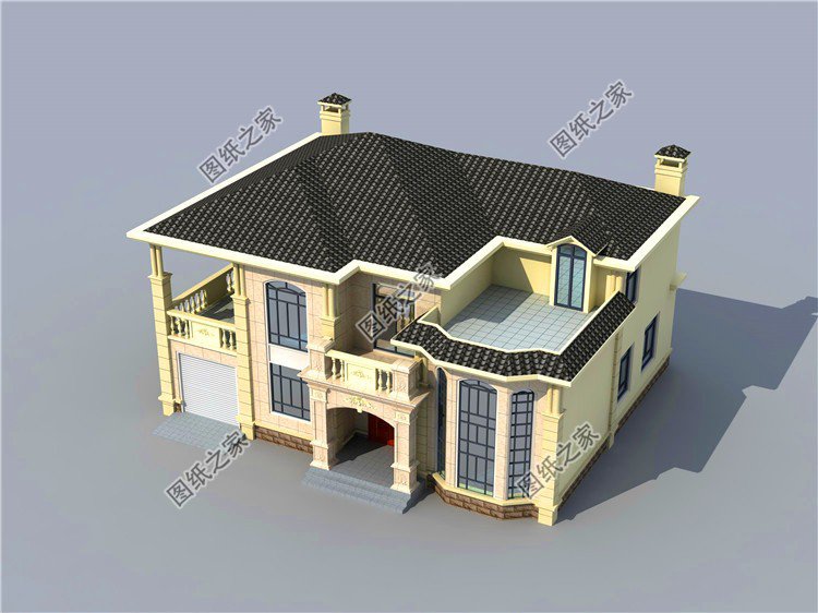 漂亮二層樓房外觀效果圖，這三款高顏值二層戶型總有一款適合你，喜歡收藏